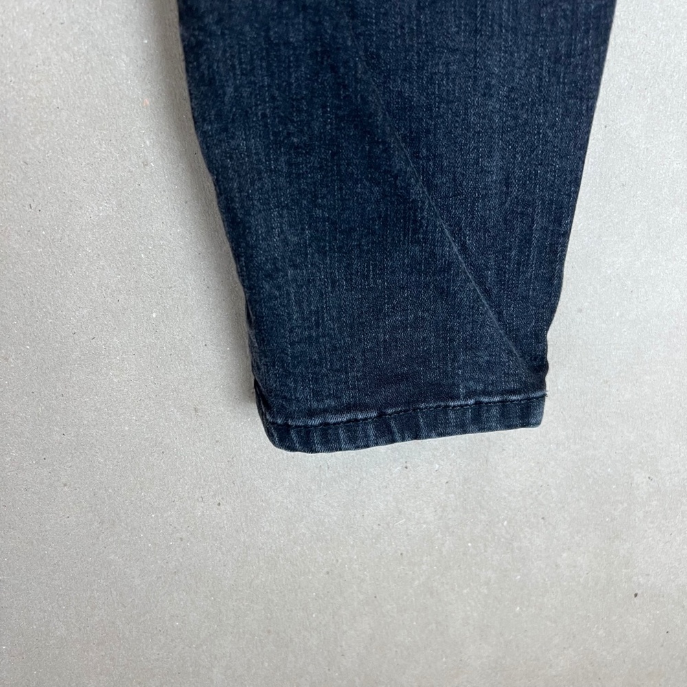 Ann Taylor The Skinny Black Stretch Denim Black Acid Wash Jeans Size 8 - Picture 7 of 12